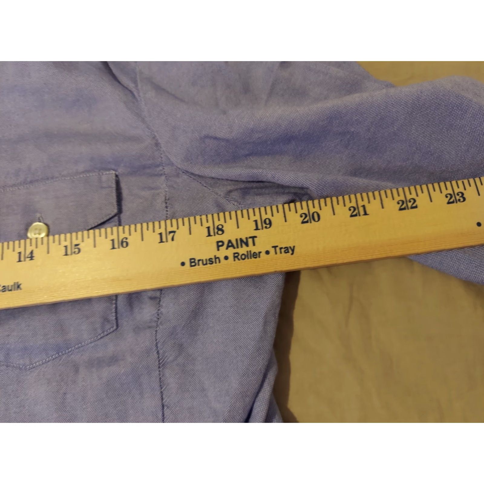 Banana Republic Womens Banana Republic Dress Shirt L Large Blue Button Cotton Blouse Size L / US 10 / IT 46 - 5 Thumbnail
