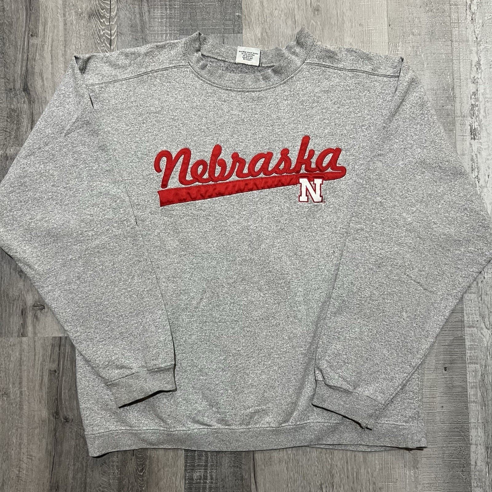 Vintage VTG Nebraska Cornhuskers Crewneck USA College Sweatshirt L Size US L / EU 52-54 / 3 - 1 Thumbnail