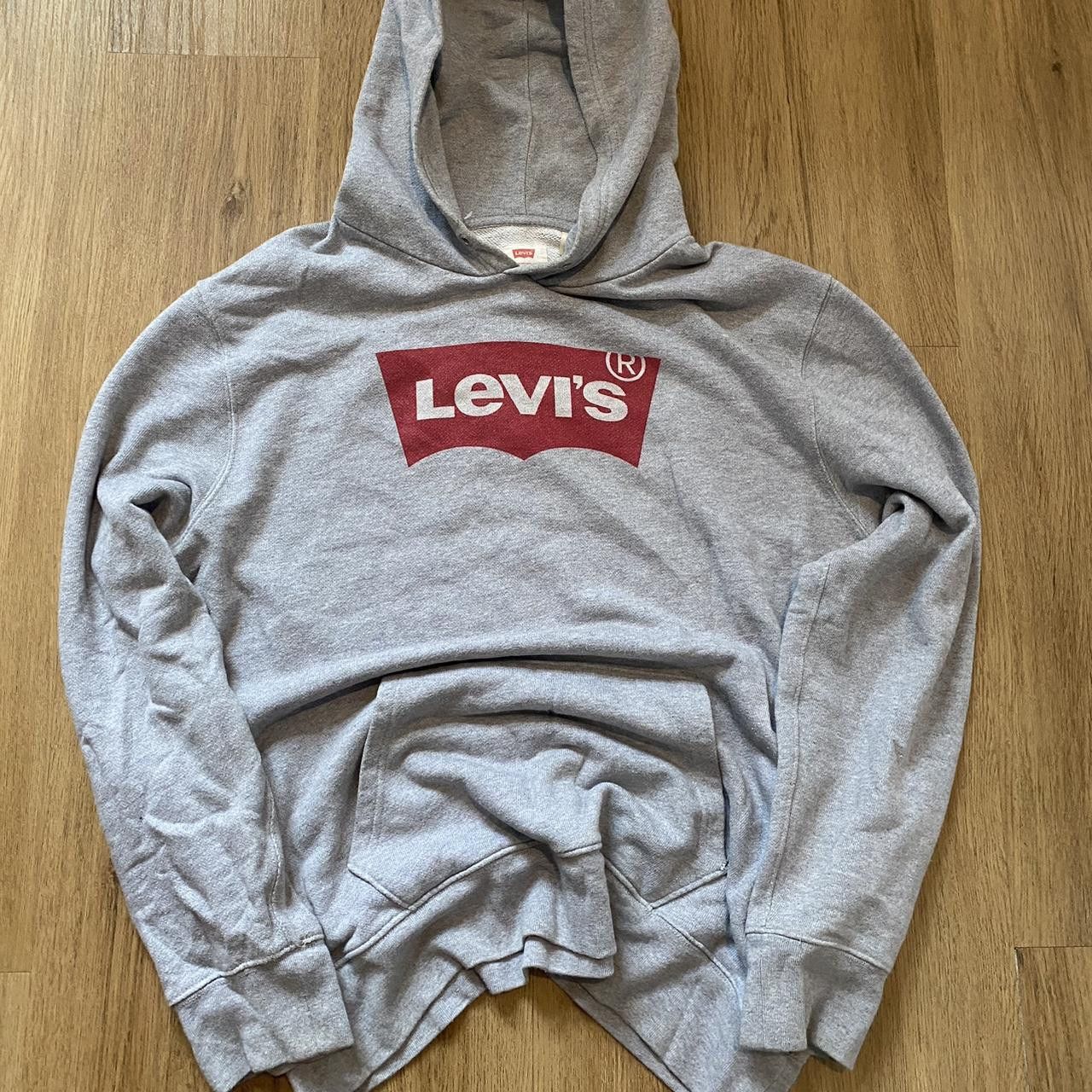 Other Grey Levi's hoodie with red logo Streetwear Vintage Size US XL / EU 56 / 4 - 1 Thumbnail