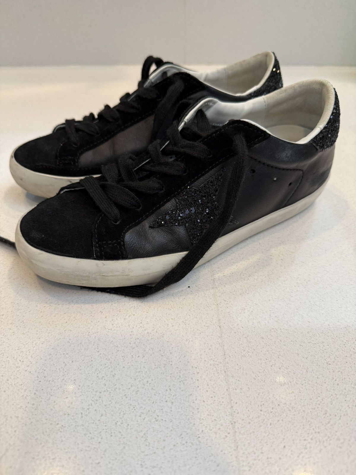 Golden Goose Limited Edition Black Superstar Size US 6 / IT 36 - 2 Thumbnail