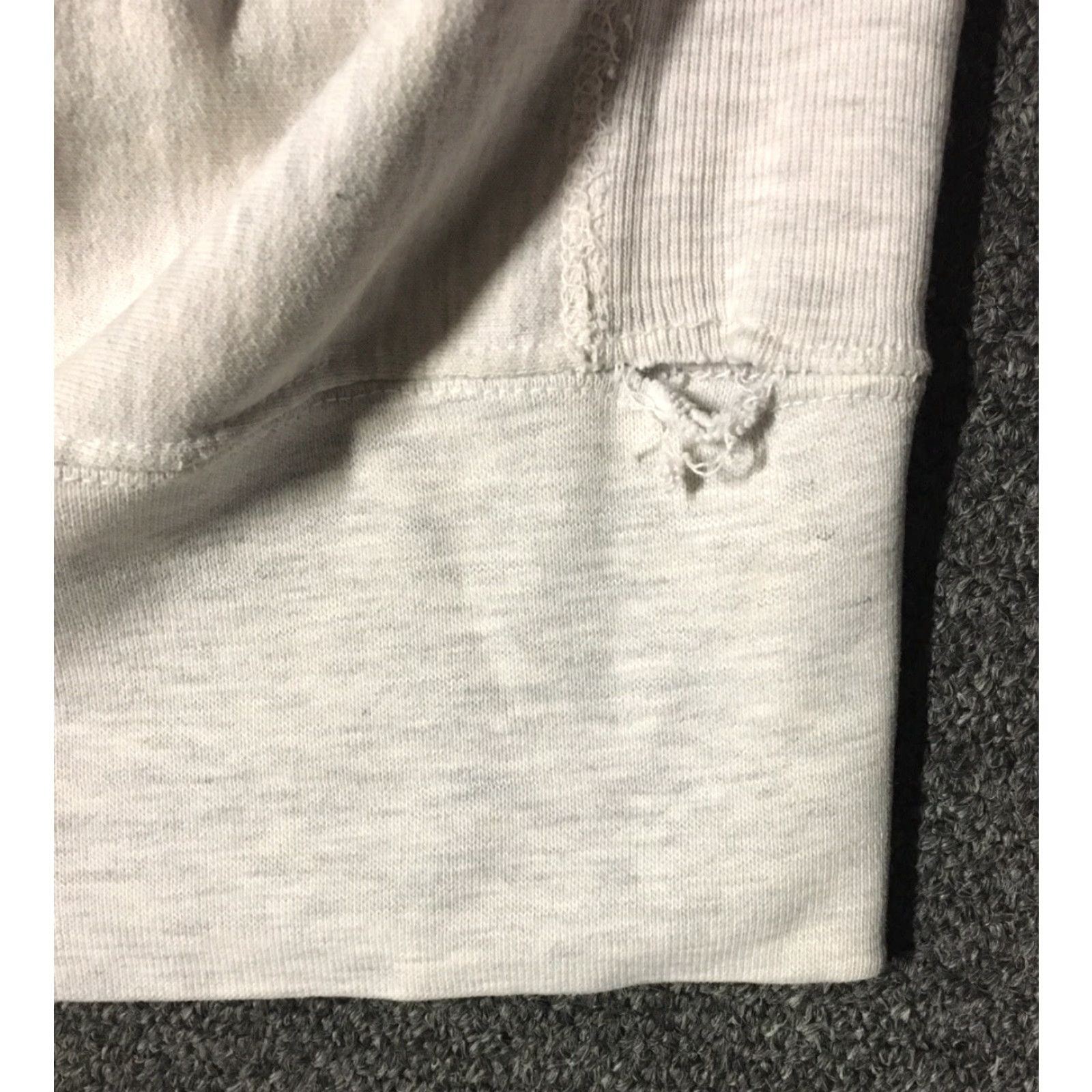 Vintage VINTAGE 90s SJSU Thrashed Faded Distressed Reverse Weave Sweatshirt S Gray Men MV Sport Pullover Grunge College PE Sweatshirt Size US S / EU 44-46 / 1 - 4 Thumbnail