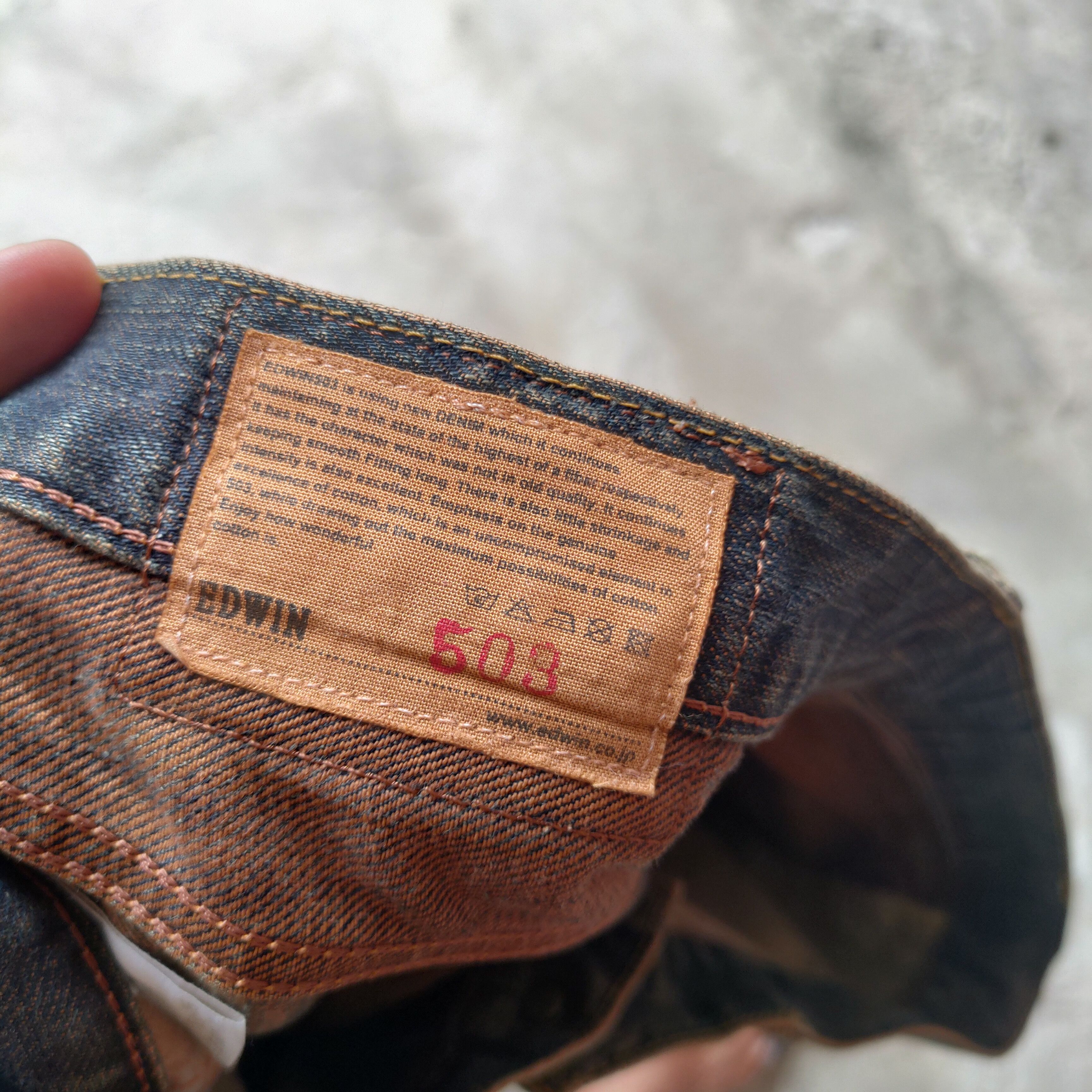 Edwin # VINTAGE EDWIN RUSTY FADED DISTRESSED JEANS PANTS Size US 36 / EU 52 - 13 Thumbnail