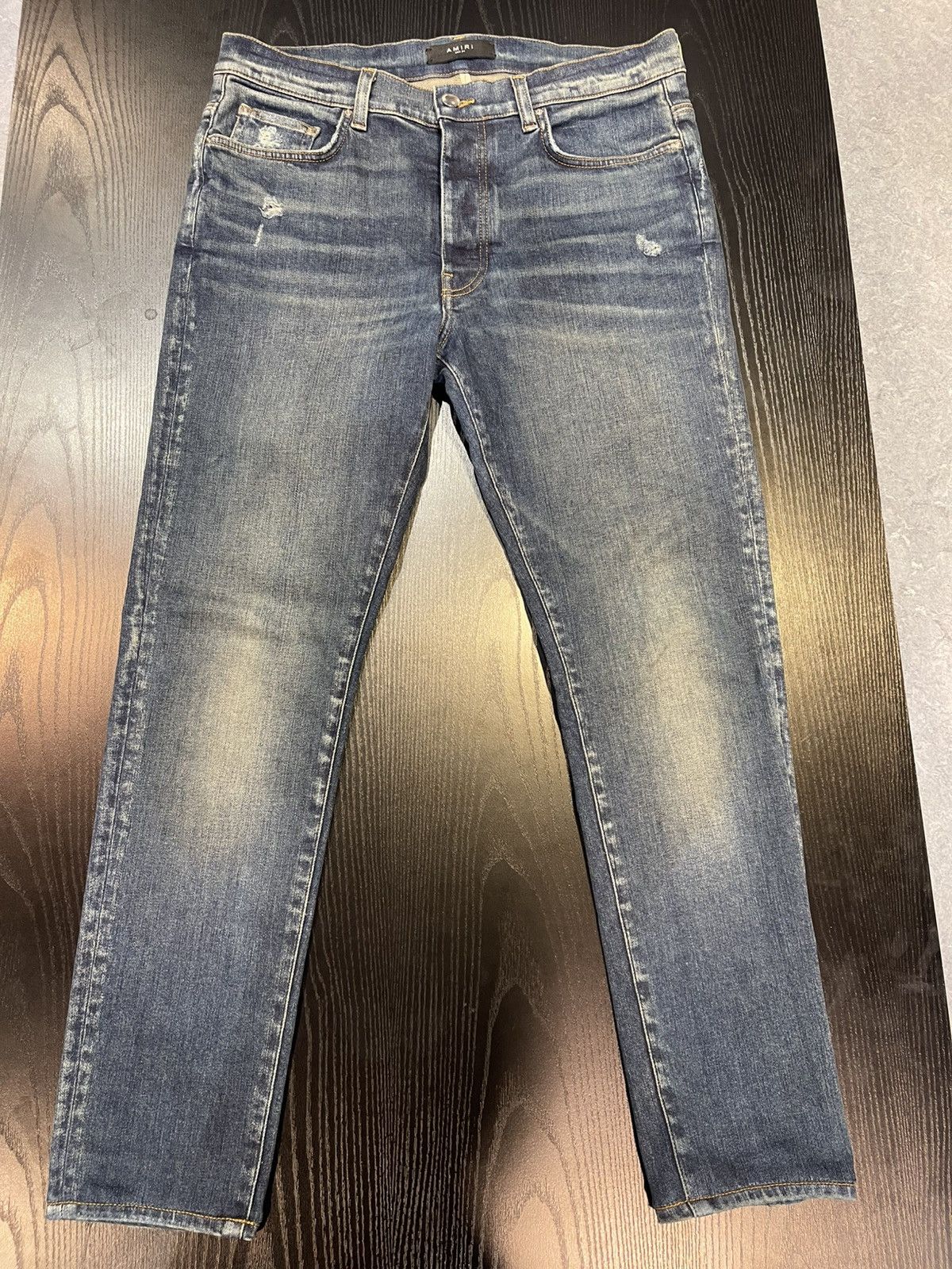 Amiri Size 34 - Amiri Plain Skinny Blue Denim Retail $1,090 Size US 34 / EU 50 - 6 Thumbnail