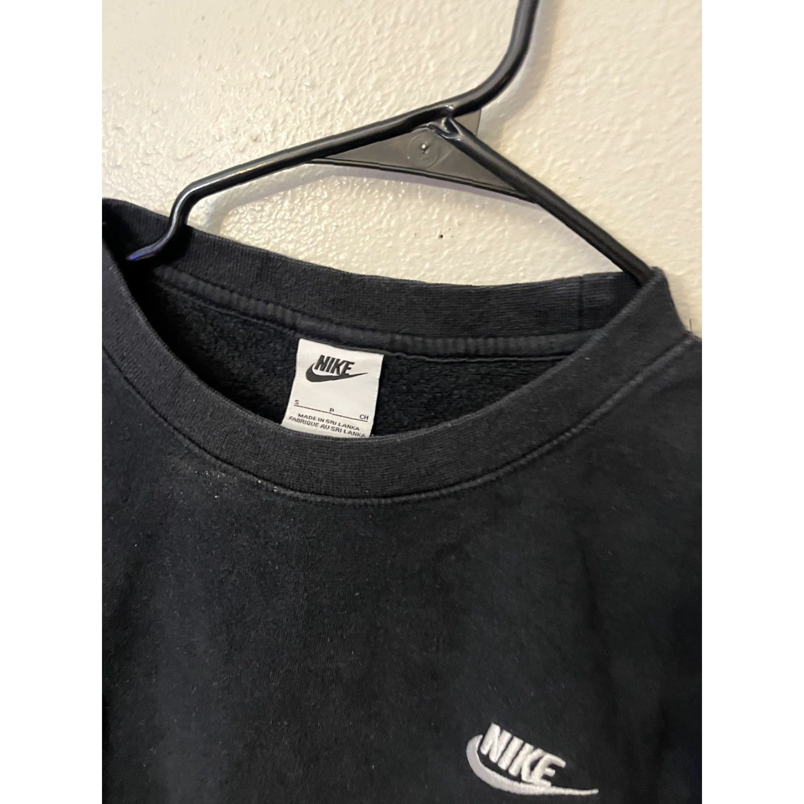 Nike Nike Sportswear Club Fleece Crewneck Logo Sweatshirt Mens Small Black BV2662-010 Size US S / EU 44-46 / 1 - 2 Thumbnail