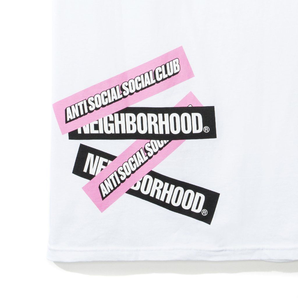 Anti Social Social Club × Neighborhood DS ASSC x NHBD BOX Logo Stuck on You Black Tee FTP BAPE KITH Size US XL / EU 56 / 4 - 3 Thumbnail