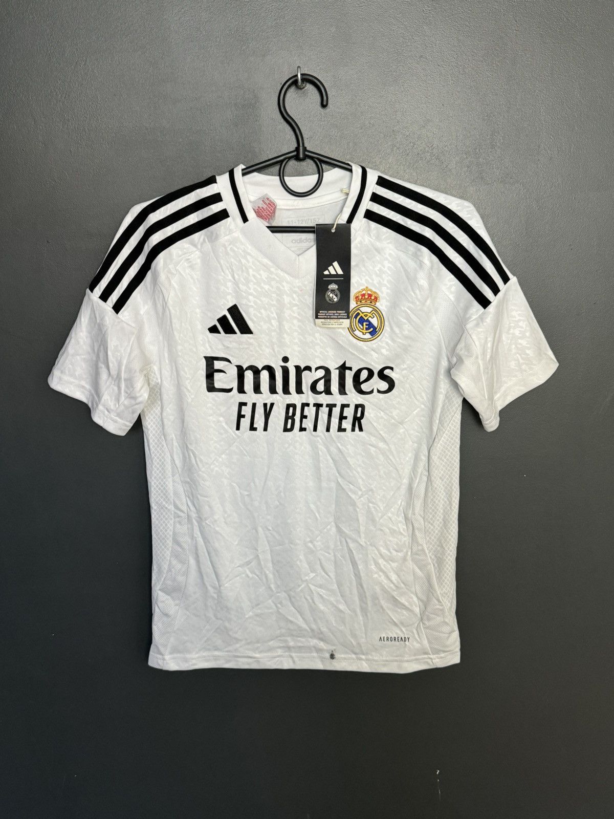 Adidas KIDS New Real Madrid 24/25 Home Bellingham Football Jersey Size US XS / EU 42 / 0 - 2 Thumbnail