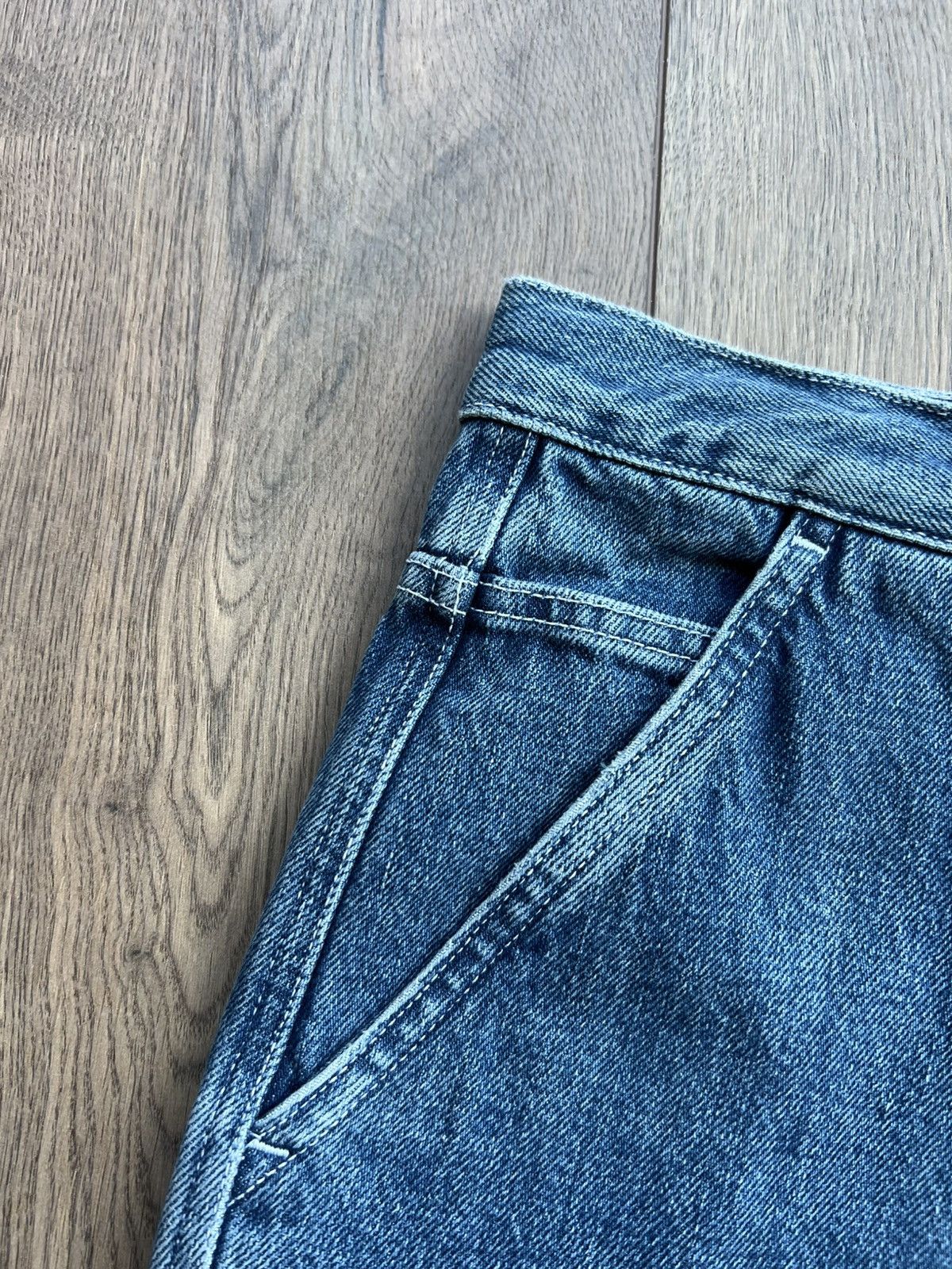 Stussy Stussy Denim Double Knee Work Pant 30 Size US 30 / EU 46 - 9 Thumbnail
