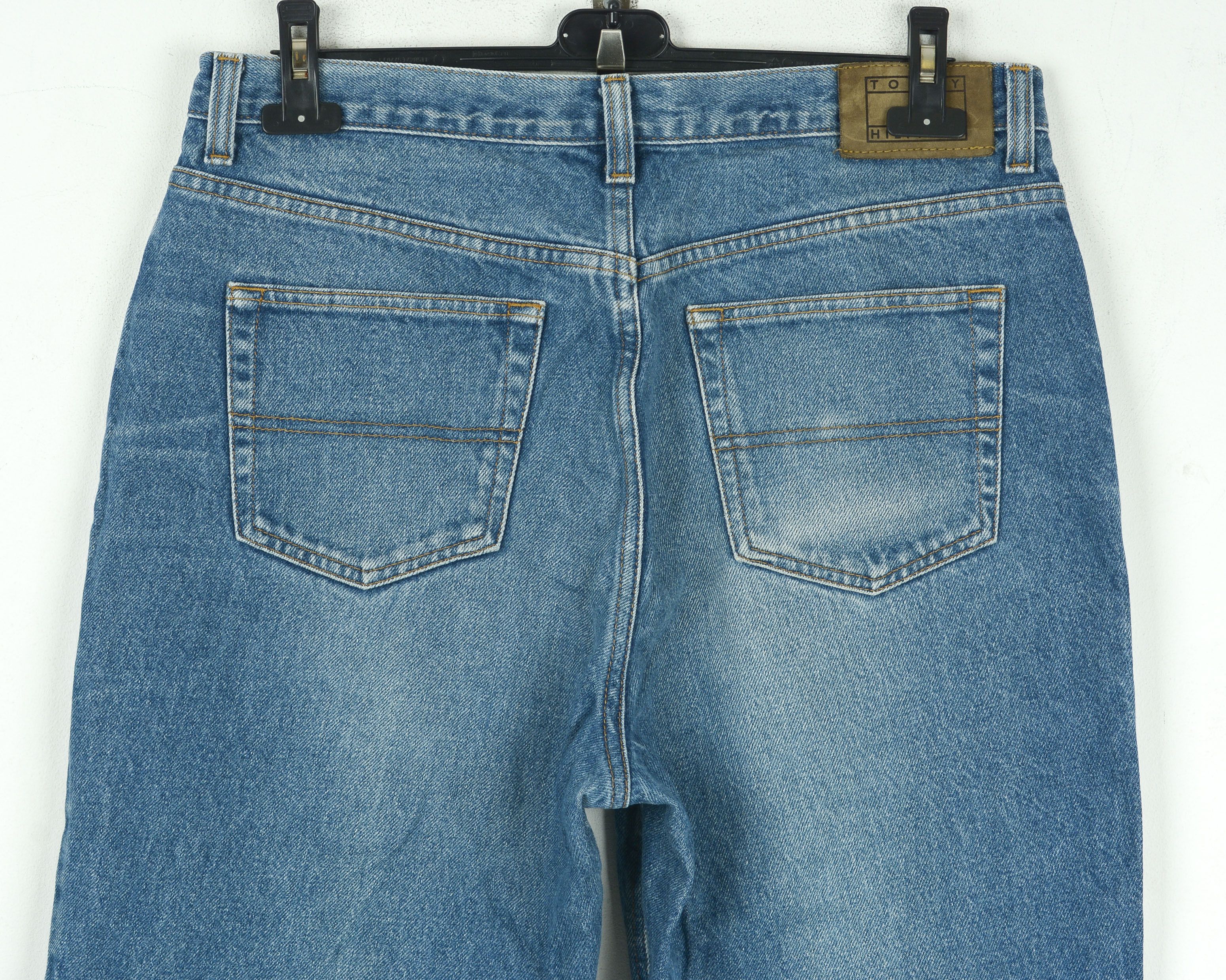 Tommy Hilfiger W34 L30 Straight Jeans Denim Pants Trousers Zip Fly Retro Size US 34 / EU 50 - 11 Thumbnail