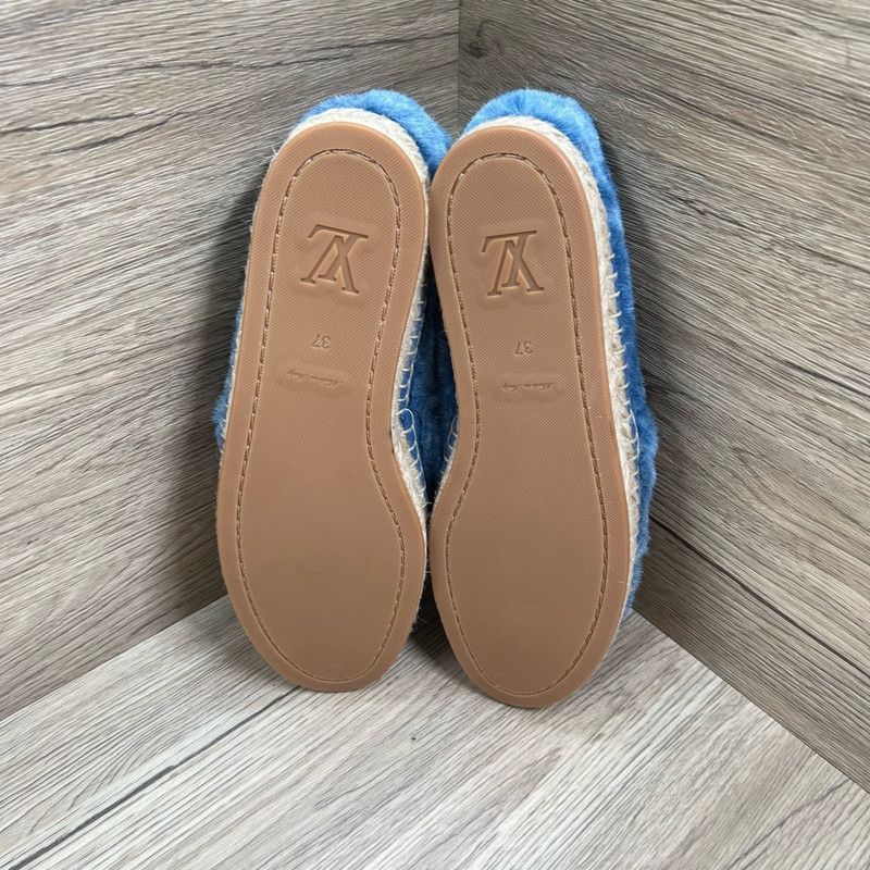 Louis Vuitton Louis Vuitton Classic Logo Blue Fisherman Shoes -2505 Size US 6 / IT 36 - 6 Thumbnail