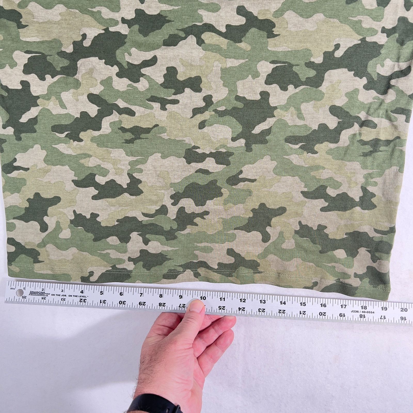 Other Time And Tru T-Shirt Woman XXL 20 Scoop Neck Green Camo Size XXL / US 16-18 / IT 52-54 - 6 Thumbnail