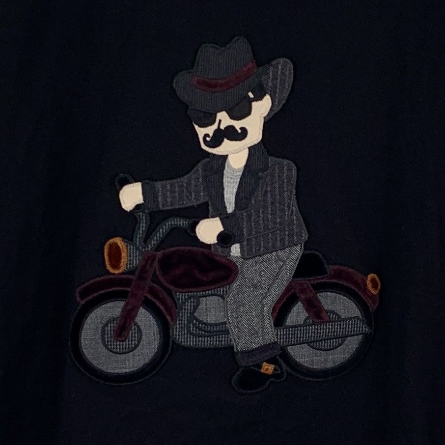 Dolce & Gabbana Dolce Gabbana Black Figure Long Sleeve Sweatshirt K26WX Size US XS / EU 42 / 0 - 4 Thumbnail