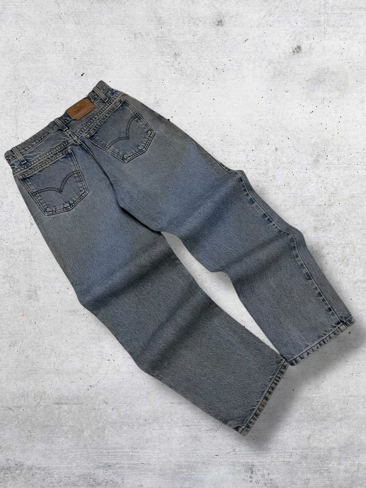 Levi's Vintage Clothing VINTAGE 550 1990S LEVIS USA DESIGNER DIRTY DESIGN DENIM RARE Size US 28 / EU 44 - 10 Thumbnail
