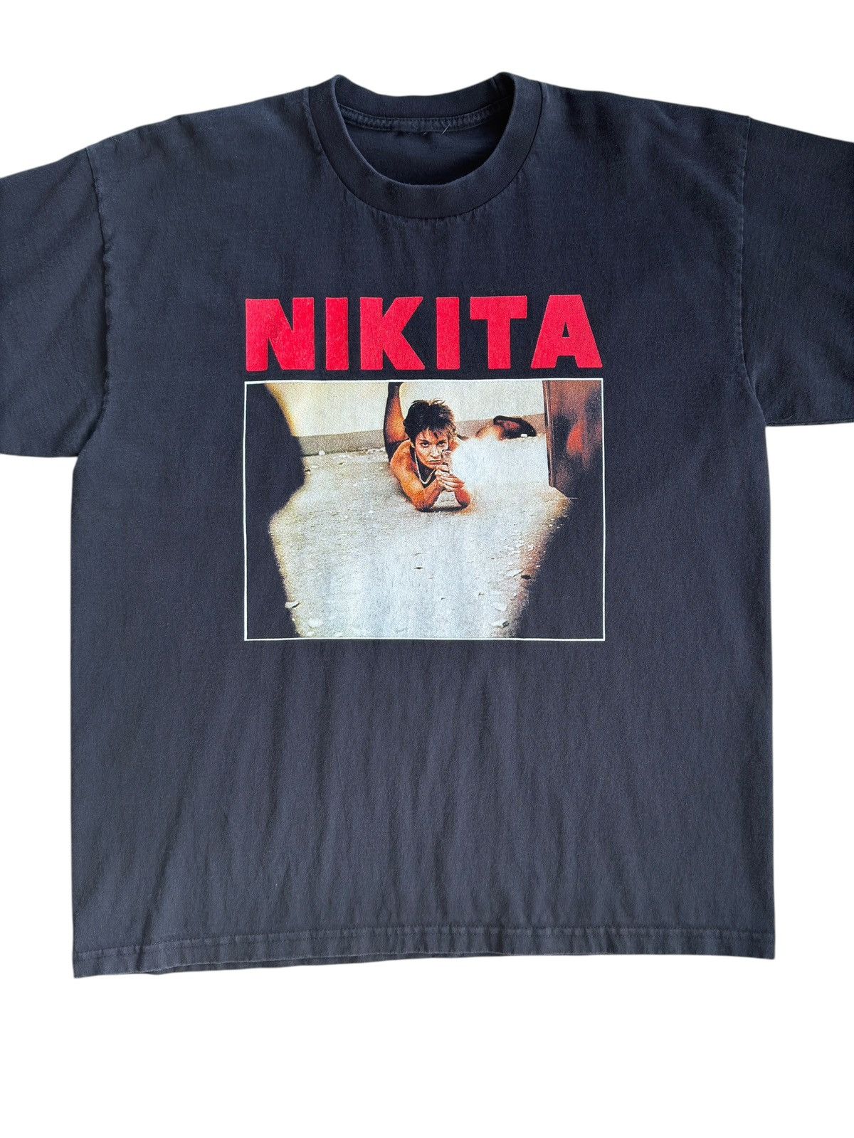 Other RARE Vintage 90s Nikita Film Tee Shirt Size US XL / EU 56 / 4 - 5 Thumbnail