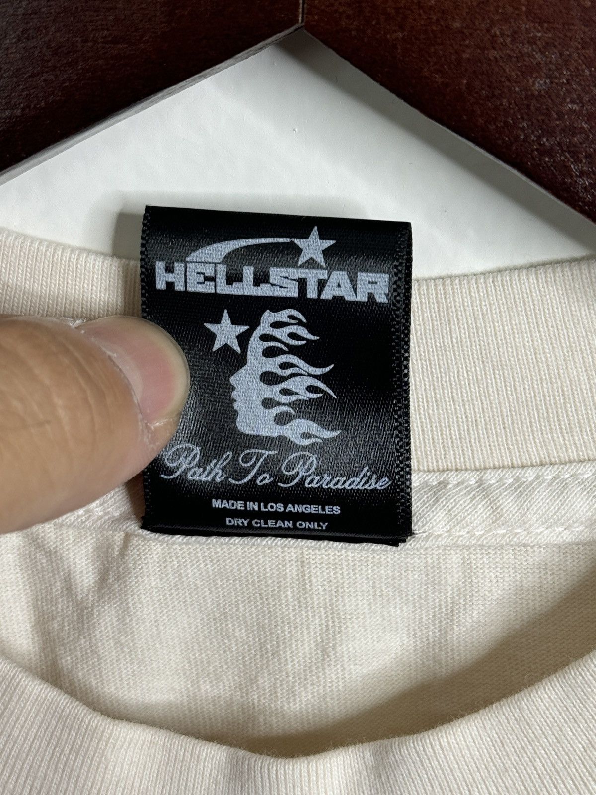 HELLSTAR Hellstar Studios Sounds Like Heaven Tee Cream Size US M / EU 48-50 / 2 - 5 Thumbnail