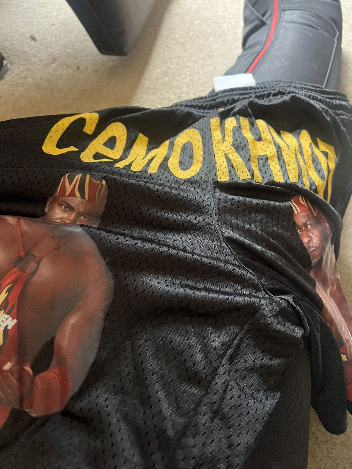 Champion 4th Rope Champion Westside Gunn black shorts medium Size US 30 / EU 46 - 4 Thumbnail