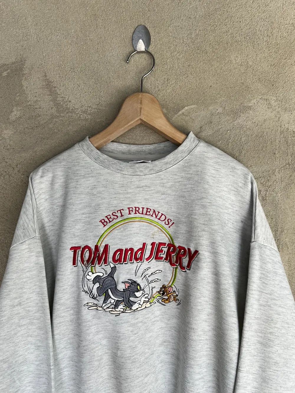 Vintage VintageTom And Jerry Cartoon Sweatshirt Size US L / EU 52-54 / 3 - 3 Thumbnail