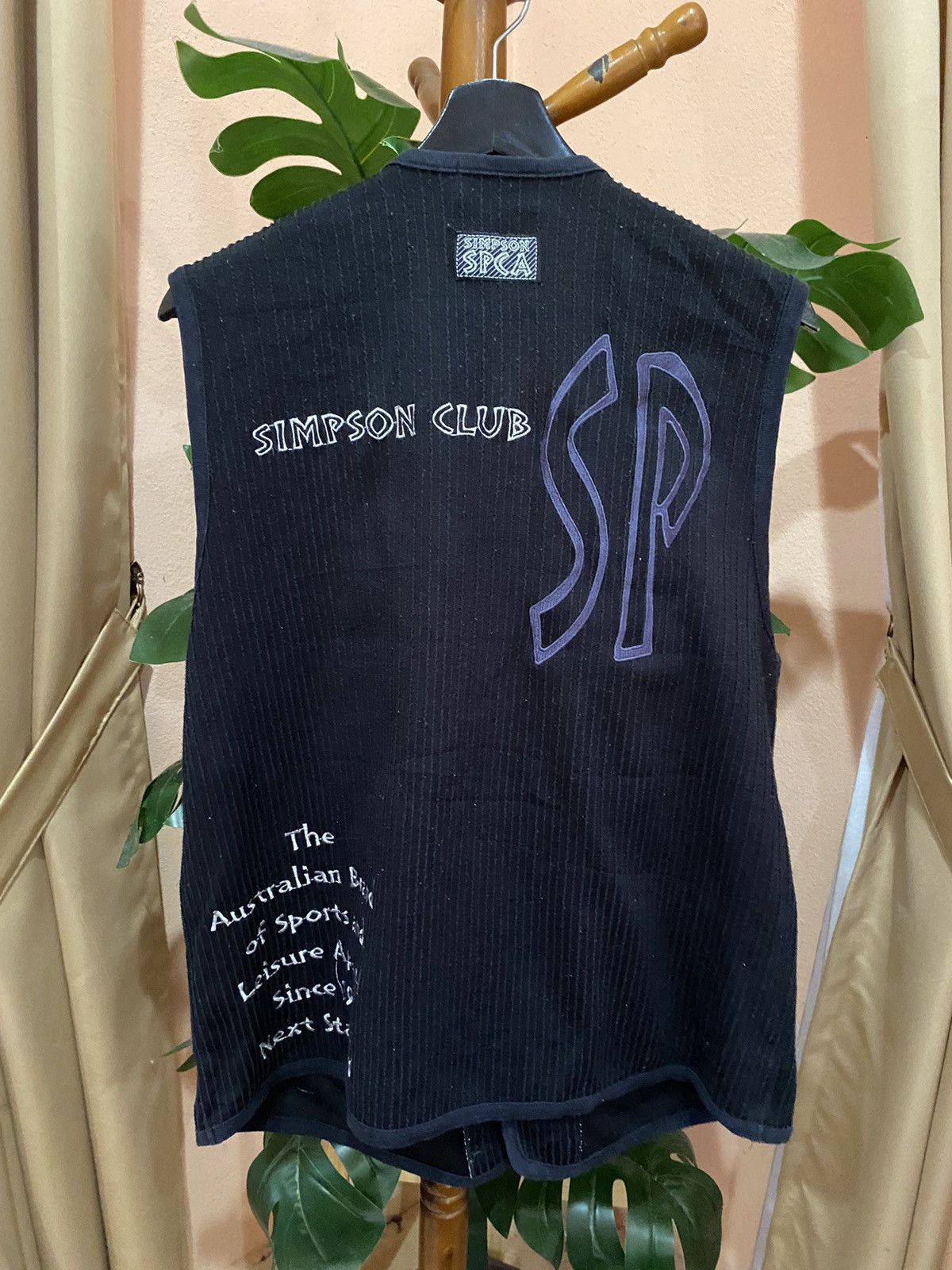 Other VINTAGE SIMPSON VEST JACKET Size US M / EU 48-50 / 2 - 5 Thumbnail
