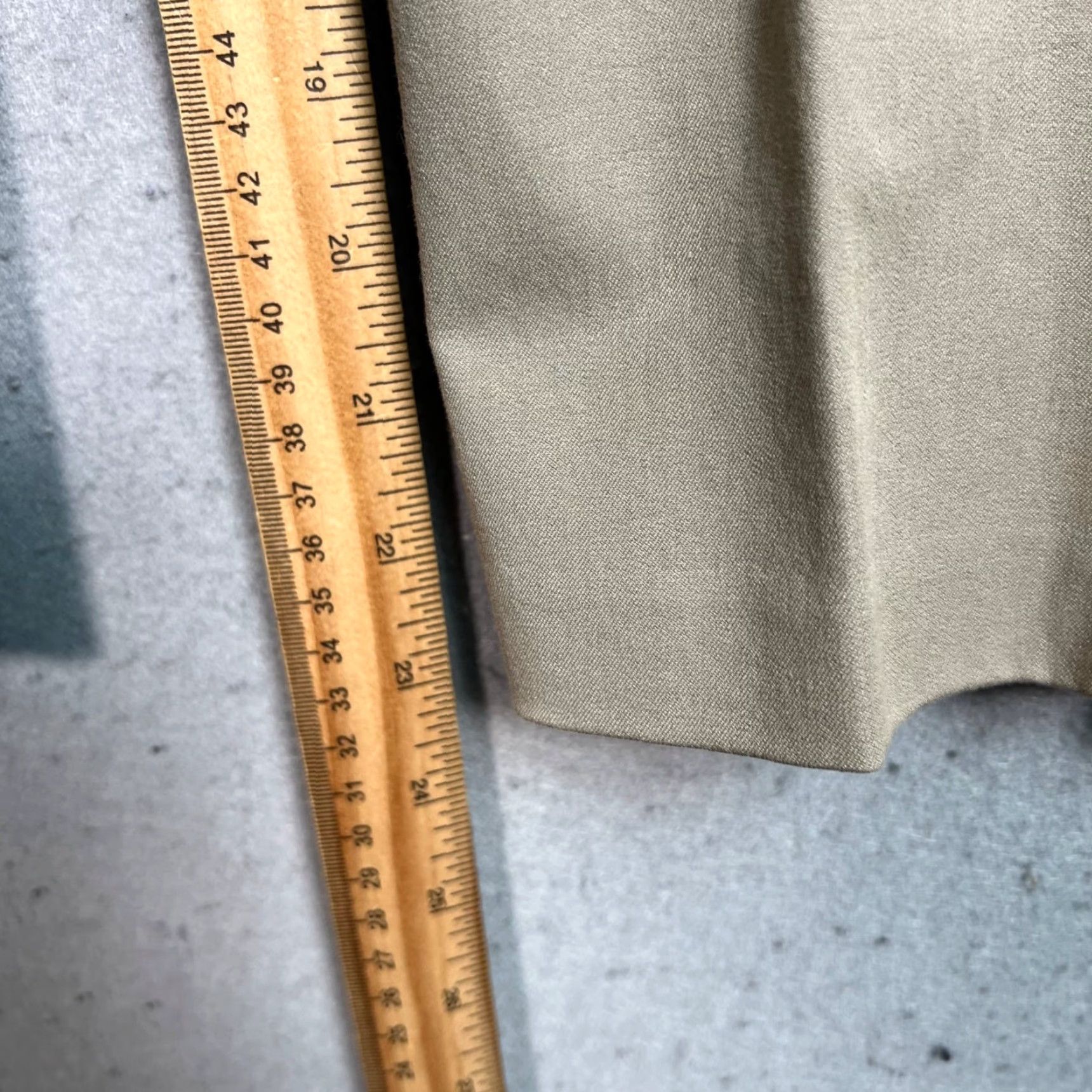 Eileen Fisher Eileen Fisher Petite Womens Pants Organic Cotton Blend Beige Ankle Tapered PS Size 28" / US 6 / IT 42 - 7 Thumbnail