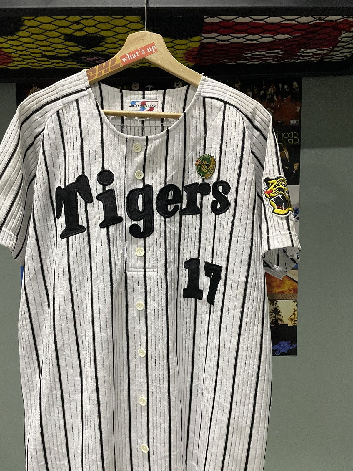 Japanese Brand × Vintage Vintage 75 Anniversary Hanshin Tiger Baseball Tee Size US L / EU 52-54 / 3 - 2 Thumbnail