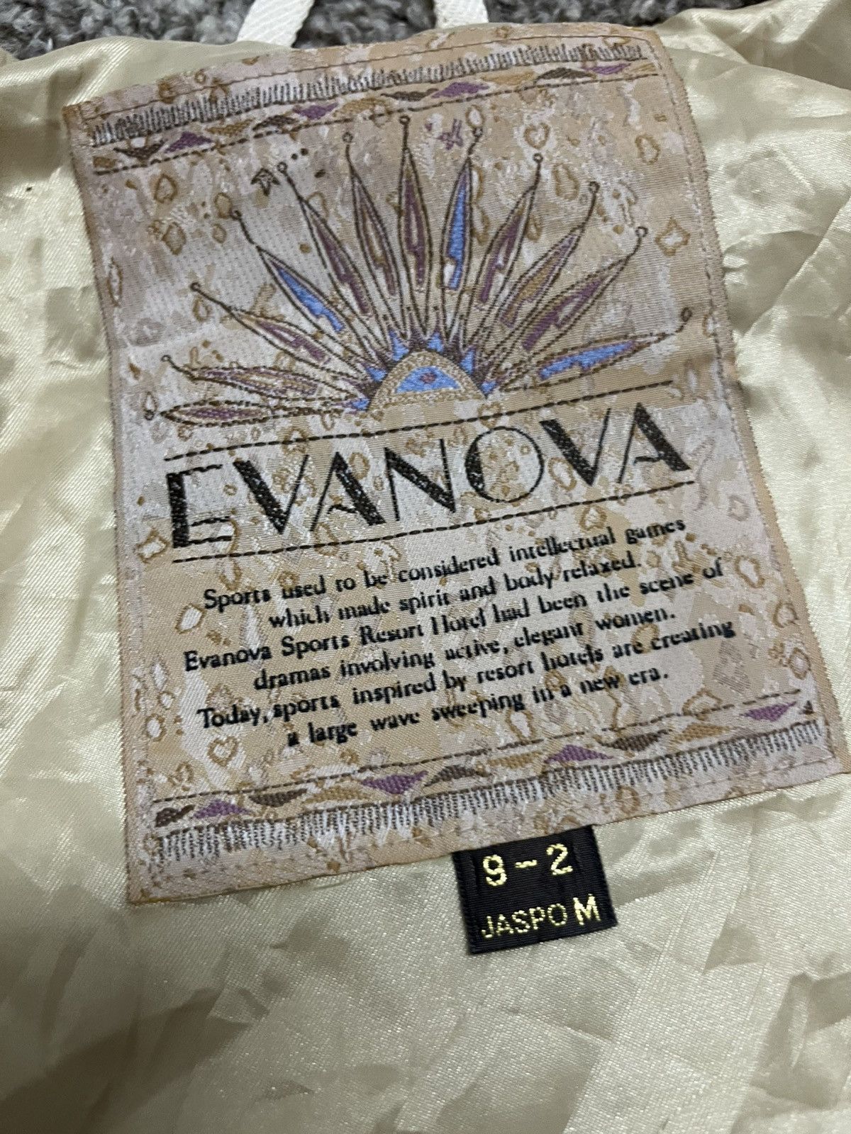 Japanese Brand 💥Vintage EVANOVA Japan Baroque Tribal Motives Size US L / EU 52-54 / 3 - 18 Thumbnail