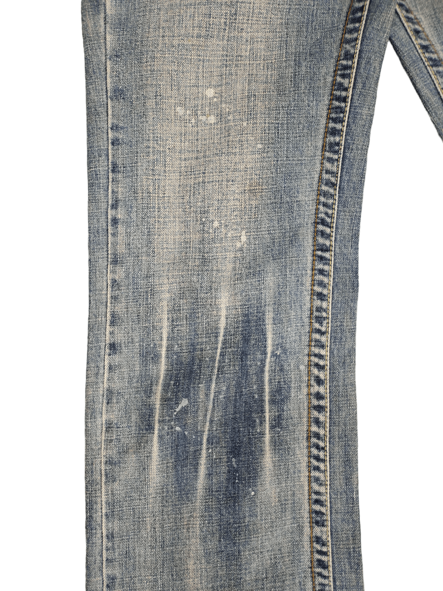 If Six Was Nine Flare Jeans Clichy Release Hem Faded Low Rise Boot Cut Size US 31 - 7 Thumbnail