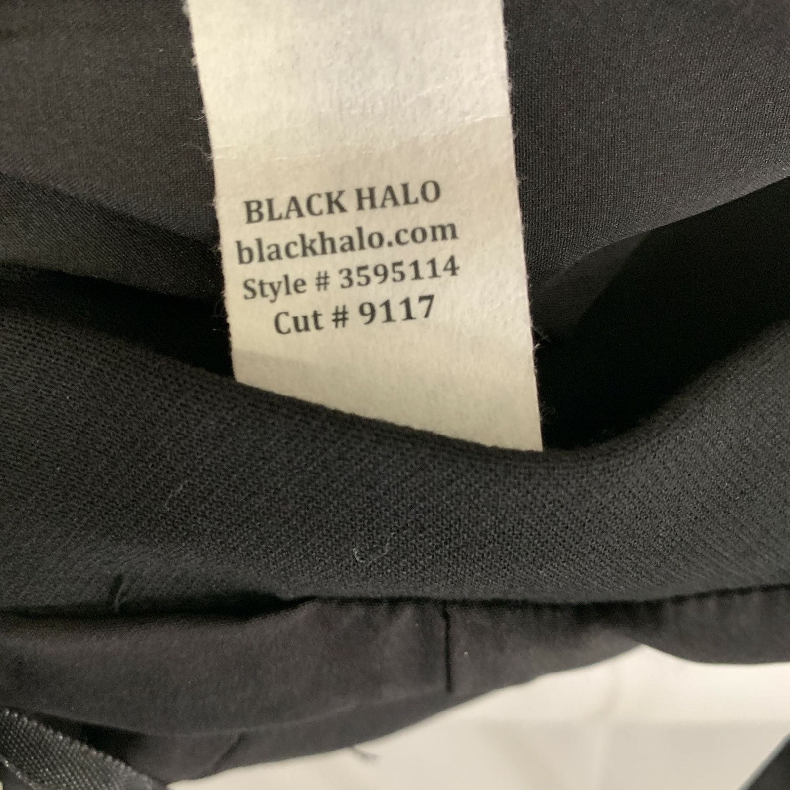 Black Halo BLACK HALO Size L Black 3595114 Strapless Cocktail Dress Size L / US 10 / IT 46 - 7 Thumbnail