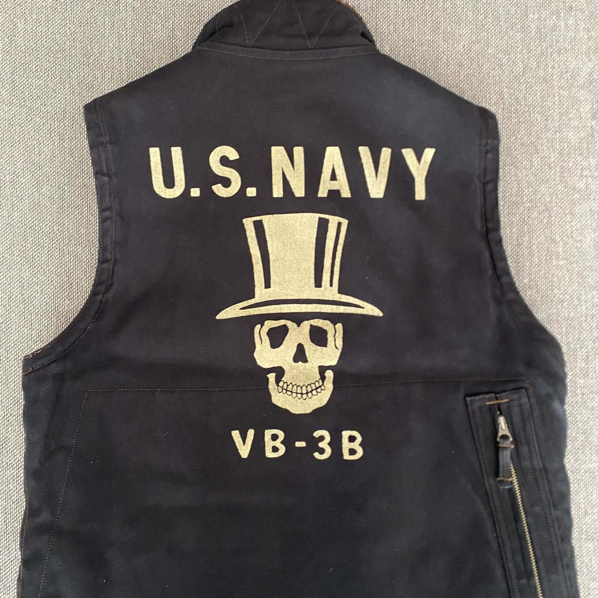 Freewheelers Freewheelers 1930s Aviators Alpaca Wool Canvas Vest Size US XXS / EU 40 - 4 Thumbnail