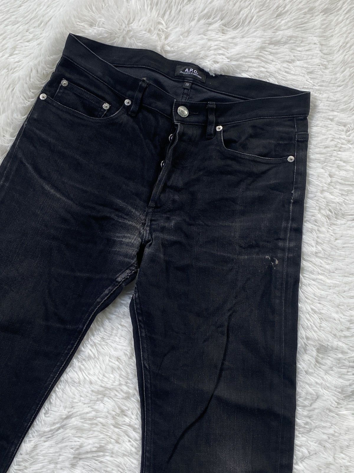 A.P.C. 🔥Binding now🔥A.P.C Black Jeans new standard distressed Size 30" / US 8 / IT 44 - 2 Thumbnail