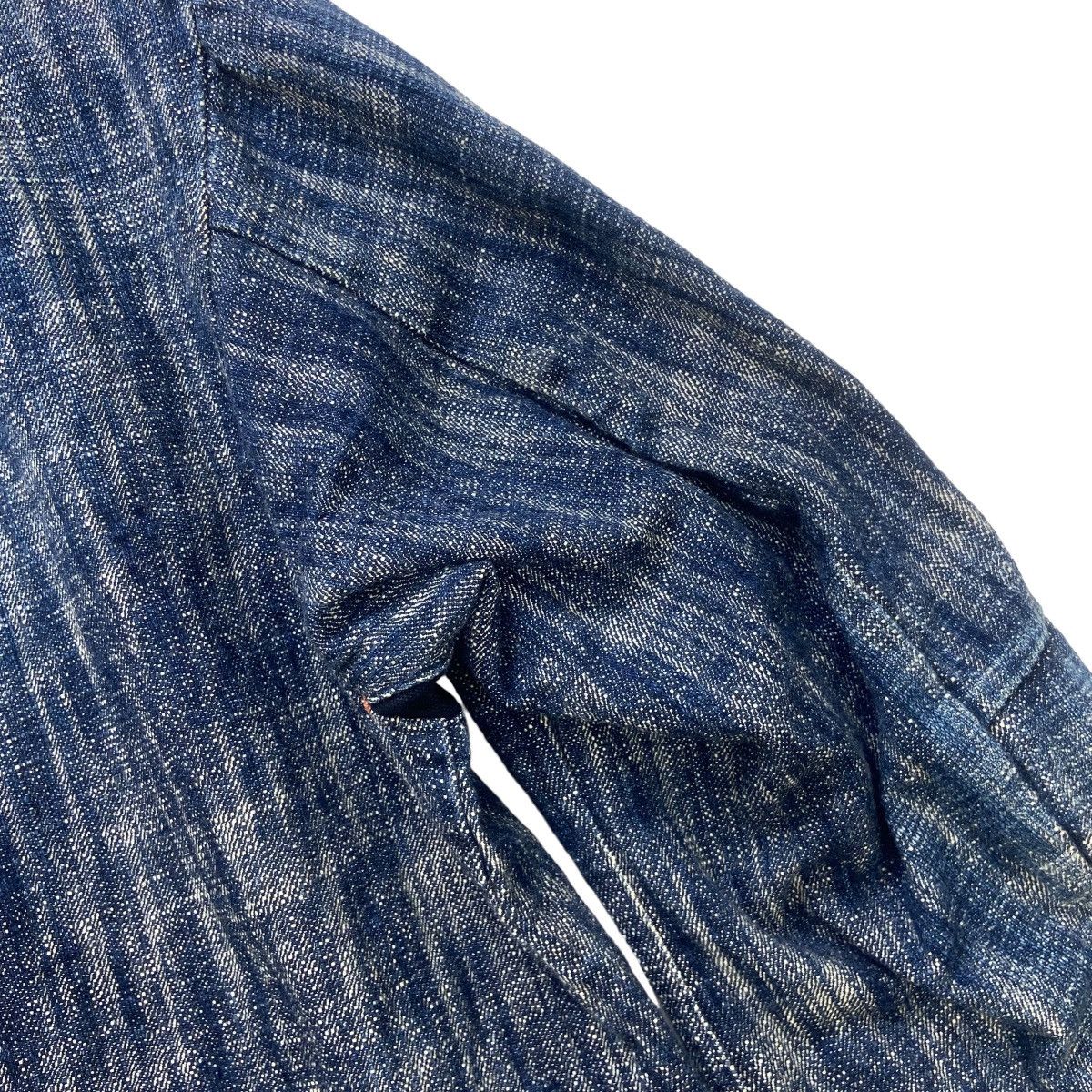 KATO Vtg Kato Tool Project Traditional Boro Sashiko French Worker Size US S / EU 44-46 / 1 - 18 Thumbnail