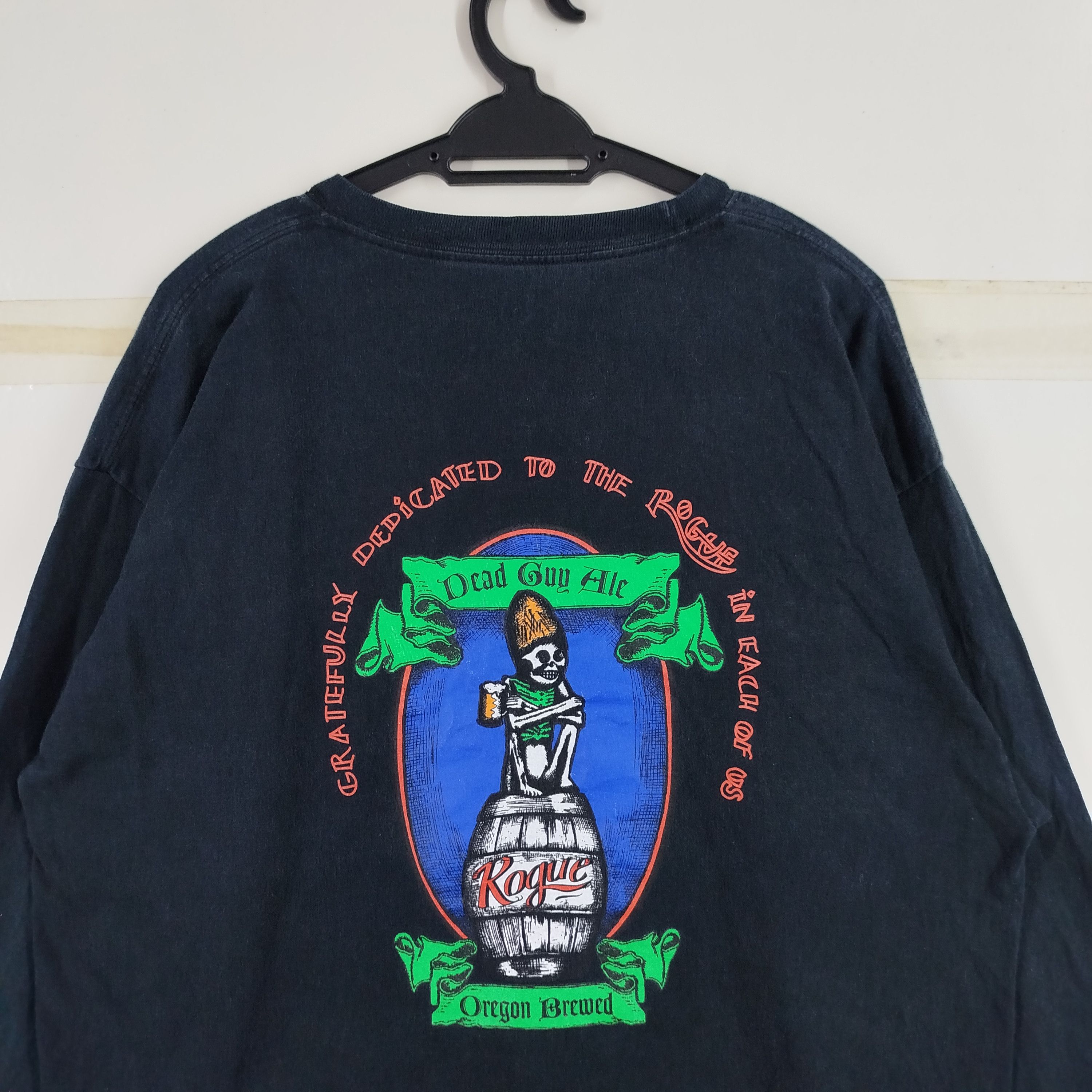 Hanes × Vintage Vintage Dead Guy Ale Oregon Brewed Big Backhit By Hanes Y2K Size US XL / EU 56 / 4 - 2 Thumbnail