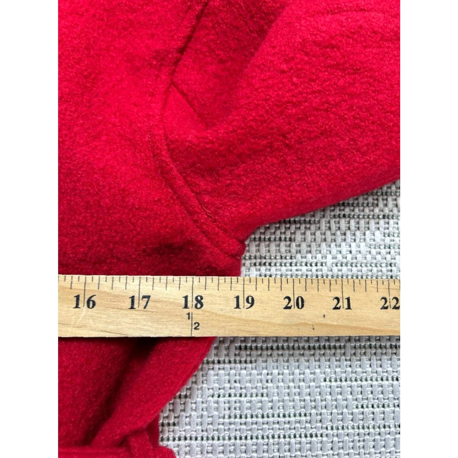 J.Crew J.CREW Coat Womens S Red Wool Pea Coat Short Length Long Sleeve Button Closure Casual Winter Fall Regular Fit Size S / US 4 / IT 40 - 6 Thumbnail