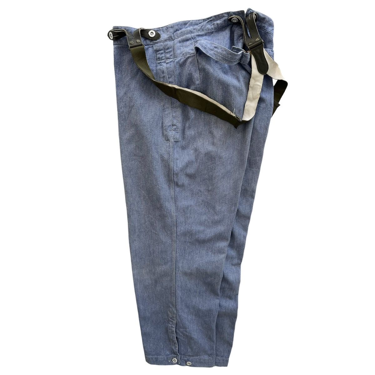 Vintage VINTAGE 1940 WWII SWISS PRISON WORK PANTS Size US 34 / EU 50 - 6 Thumbnail