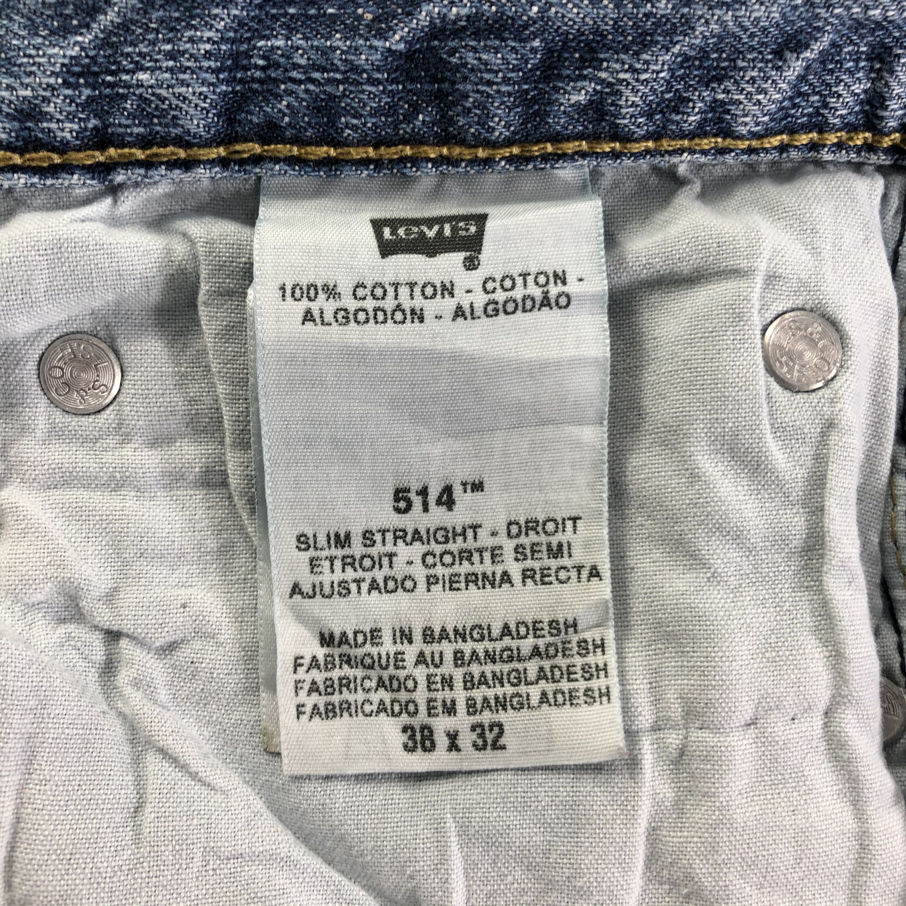 Levi's Vintage Blue Wash Levis 514 Jeans-J3504 Size US 39 - 11 Thumbnail