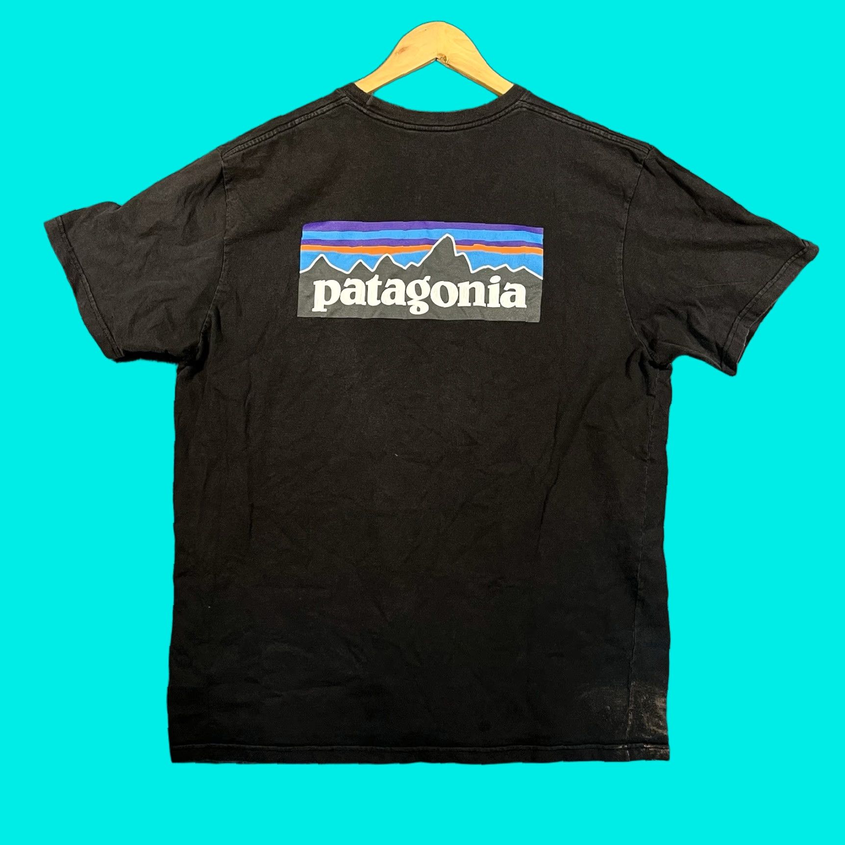 Patagonia VINTAGE Patagonia T-Shirt Mens XL Regular Black Graphic Hiking Size US XL / EU 56 / 4 - 1 Thumbnail