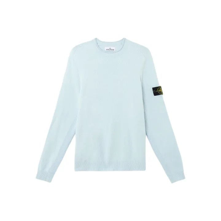 Stone Island Stone Island Blue Crew Neck Long Sleeve Sweater Size US L / EU 52-54 / 3 - 1 Thumbnail