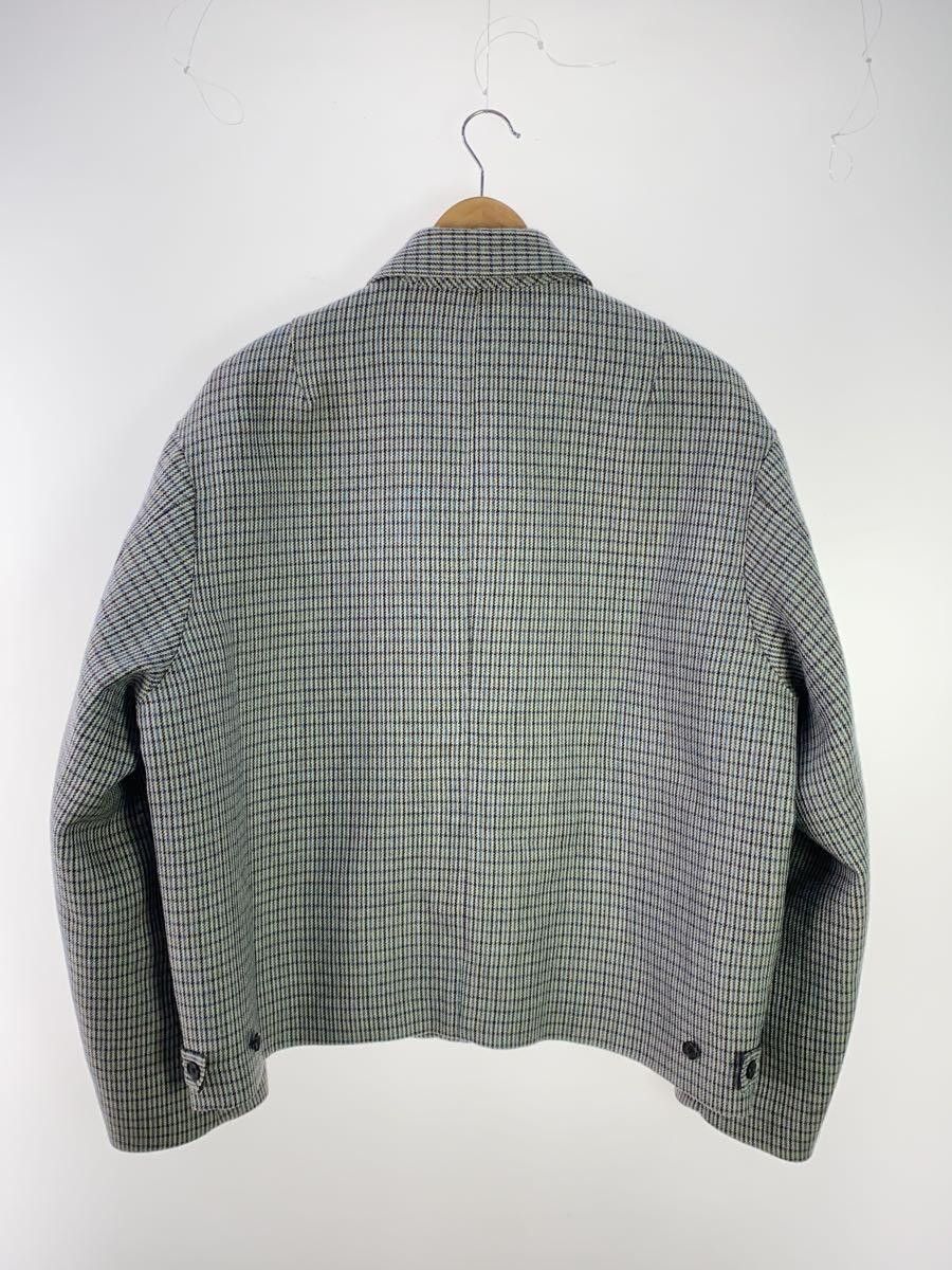 Auralee Gray Wool Check Double Face Zip Blouson | Grailed