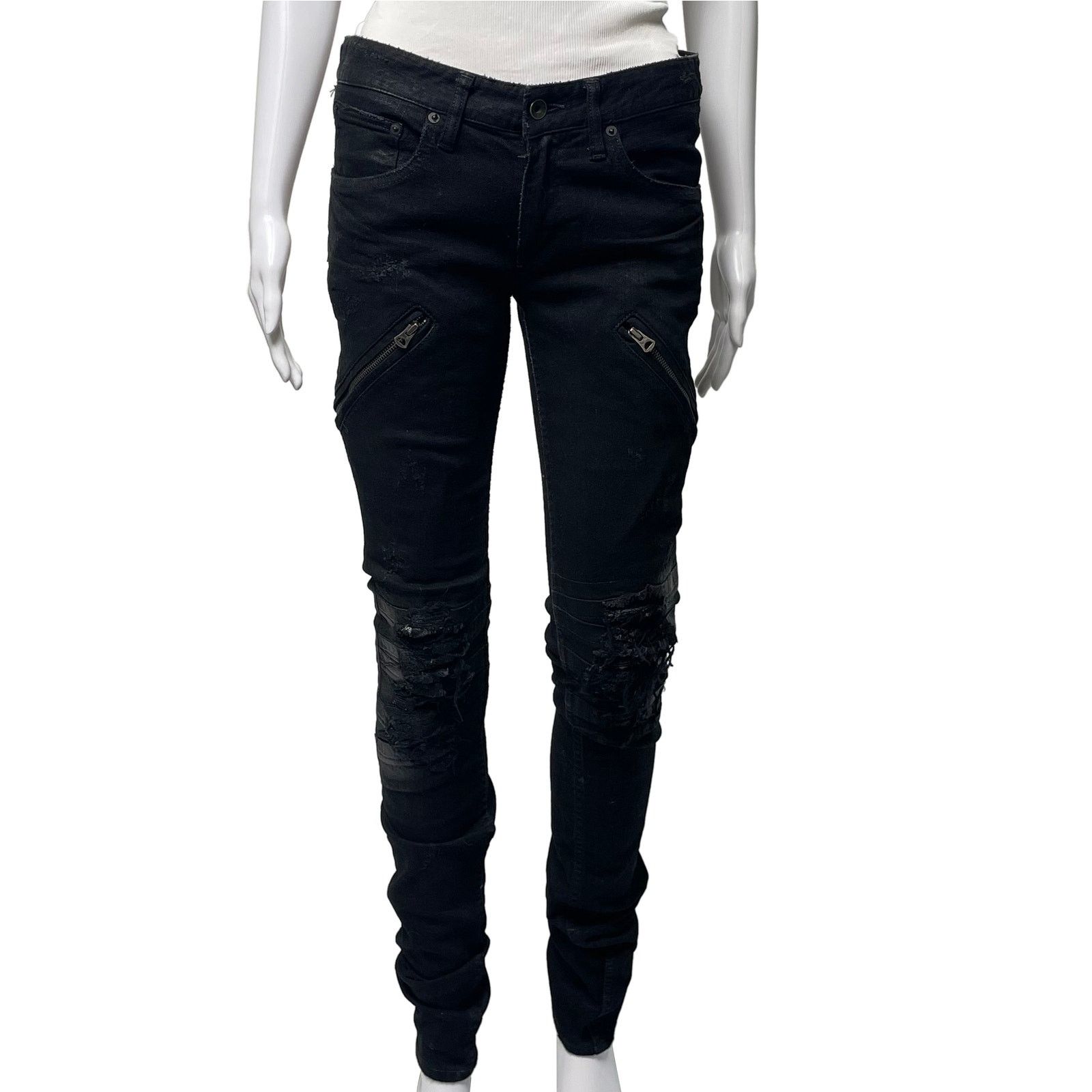 Le Grande Bleu (L.G.B.) Black Jeans Size 26" / US 2 / IT 38 - 3 Thumbnail