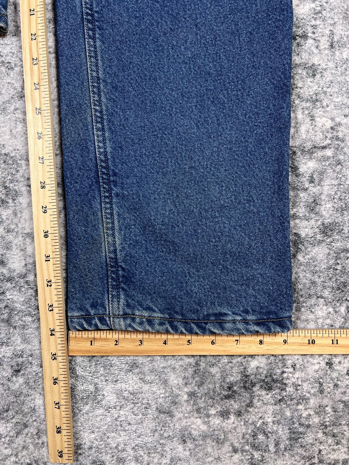 Carhartt × Vintage Vintage Carhartt Flannel Lined Relaxed Fit Denim Jeans 38x34 Size US 38 / EU 54 - 6 Thumbnail