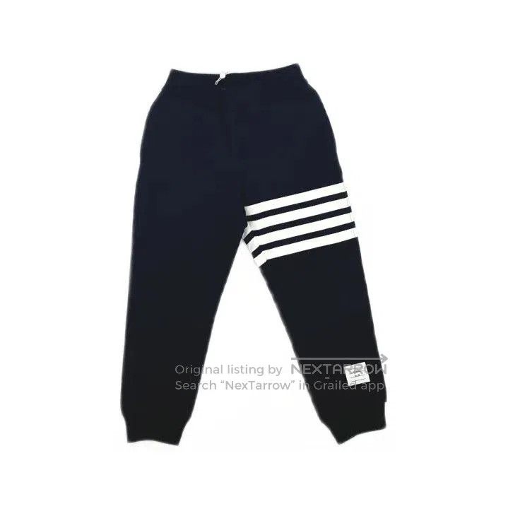 Thom Browne Thom Browne Blue Ankle-Length Casual Trousers. Size US 28 / EU 44 - 2 Thumbnail