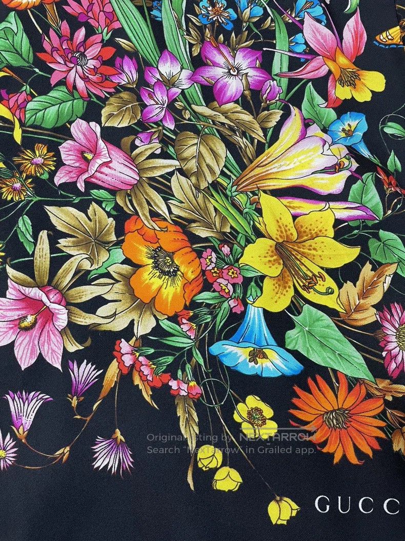 Gucci Gucci Silk floral printed shirt Size XS / US 0-2 / IT 36-38 - 2 Thumbnail