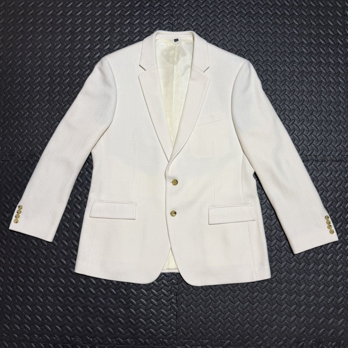 J.Crew J Crew Thompson Dinner Blazer Slim Fit Ivory Mens 46R NEW Size 46R - 1 Thumbnail