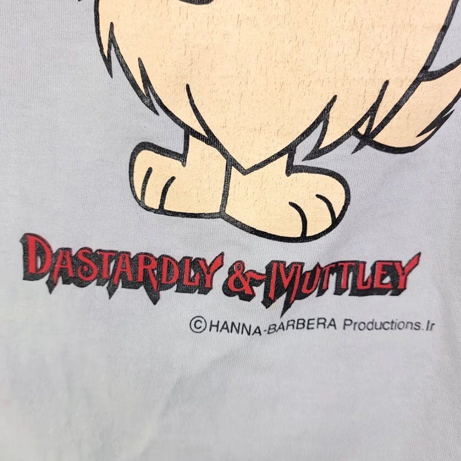 Fruit Of The Loom VINTAGE Dastardly & Muttley T Shirt Mens Size Medium Gray 90s Hanna Barbera USA Size US M / EU 48-50 / 2 - 5 Thumbnail