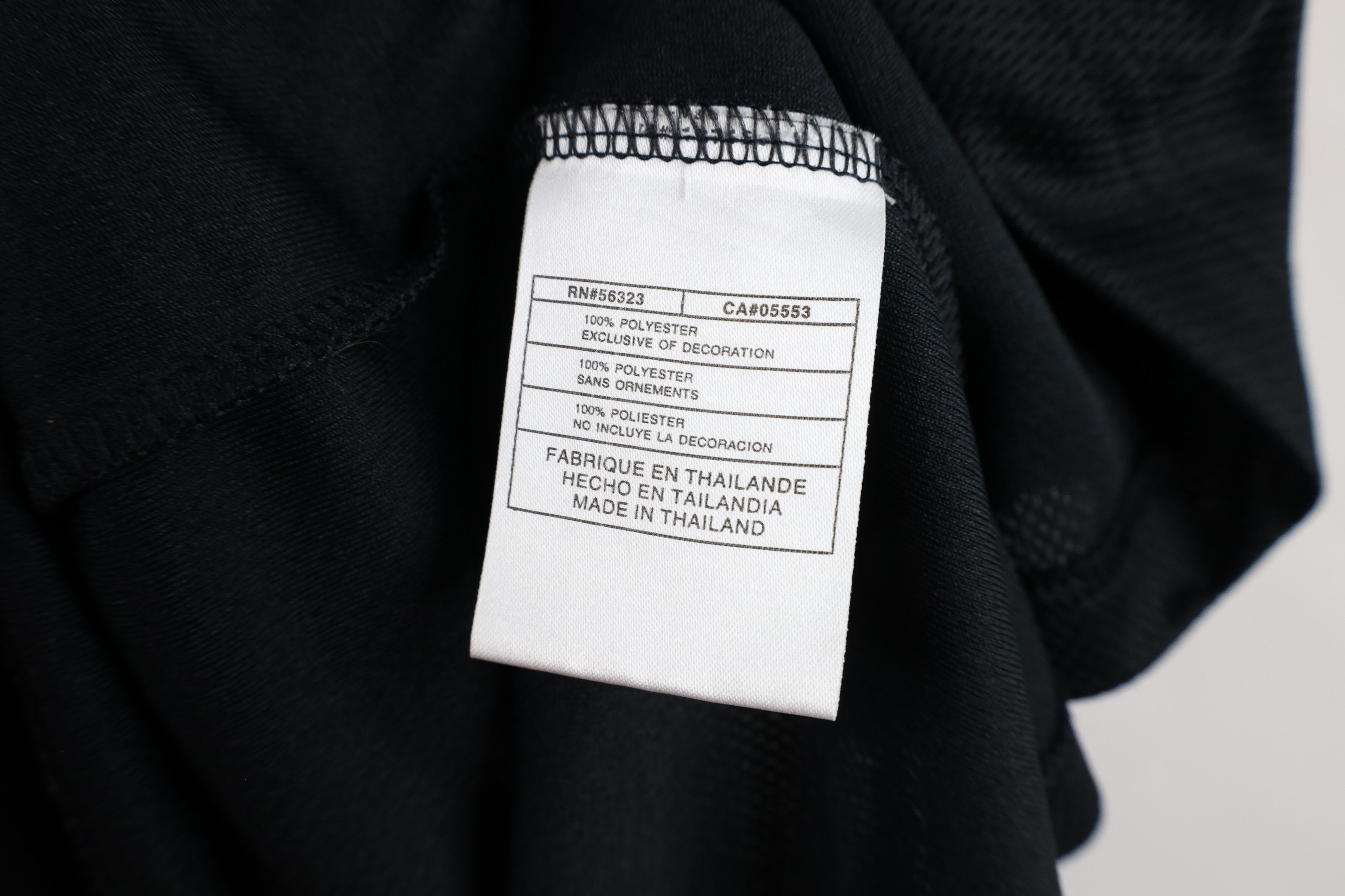 Nike × Vintage Vintage Nike Mini Swoosh Knit Short Sleeve T-Shirt Black Size US XL / EU 56 / 4 - 10 Thumbnail