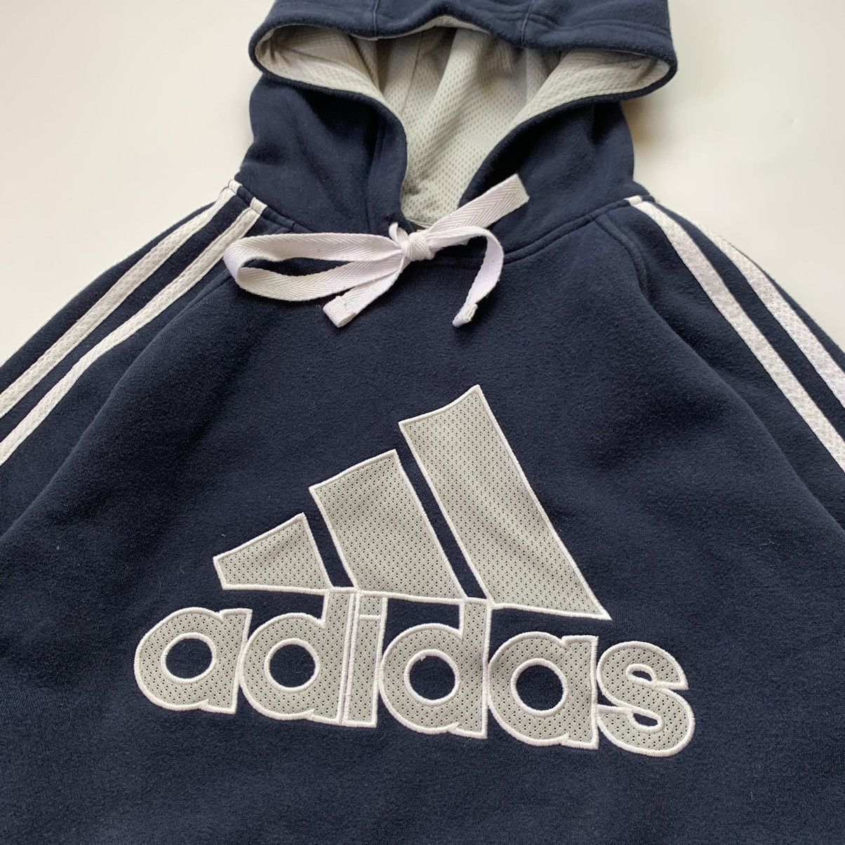 Other Vintage 90s Adidas Hoodie Big Central Embroidered Logo Y2K Size US S / EU 44-46 / 1 - 7 Thumbnail