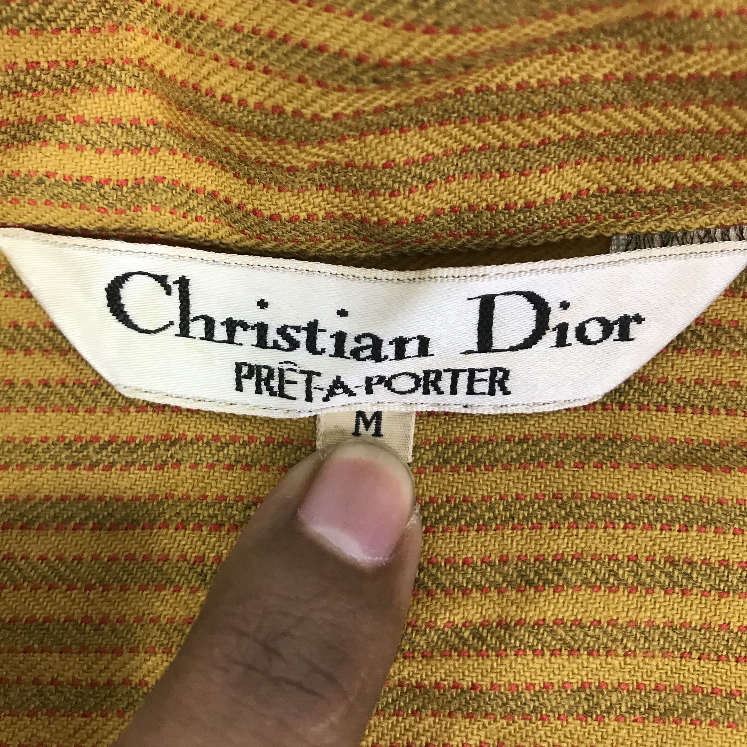 Christian Dior Monsieur Christian Dior button Shirt style Woman jacket K107B11 Size US M / EU 48-50 / 2 - 9 Thumbnail
