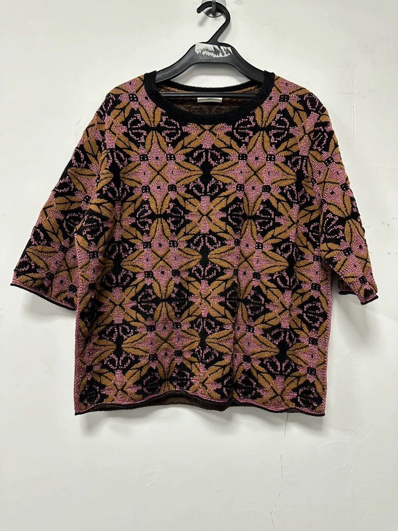 Dries Van Noten Dries van noten Knitted jacquard top 2502-Nextarrow Size US S / EU 44-46 / 1 - 1 Thumbnail