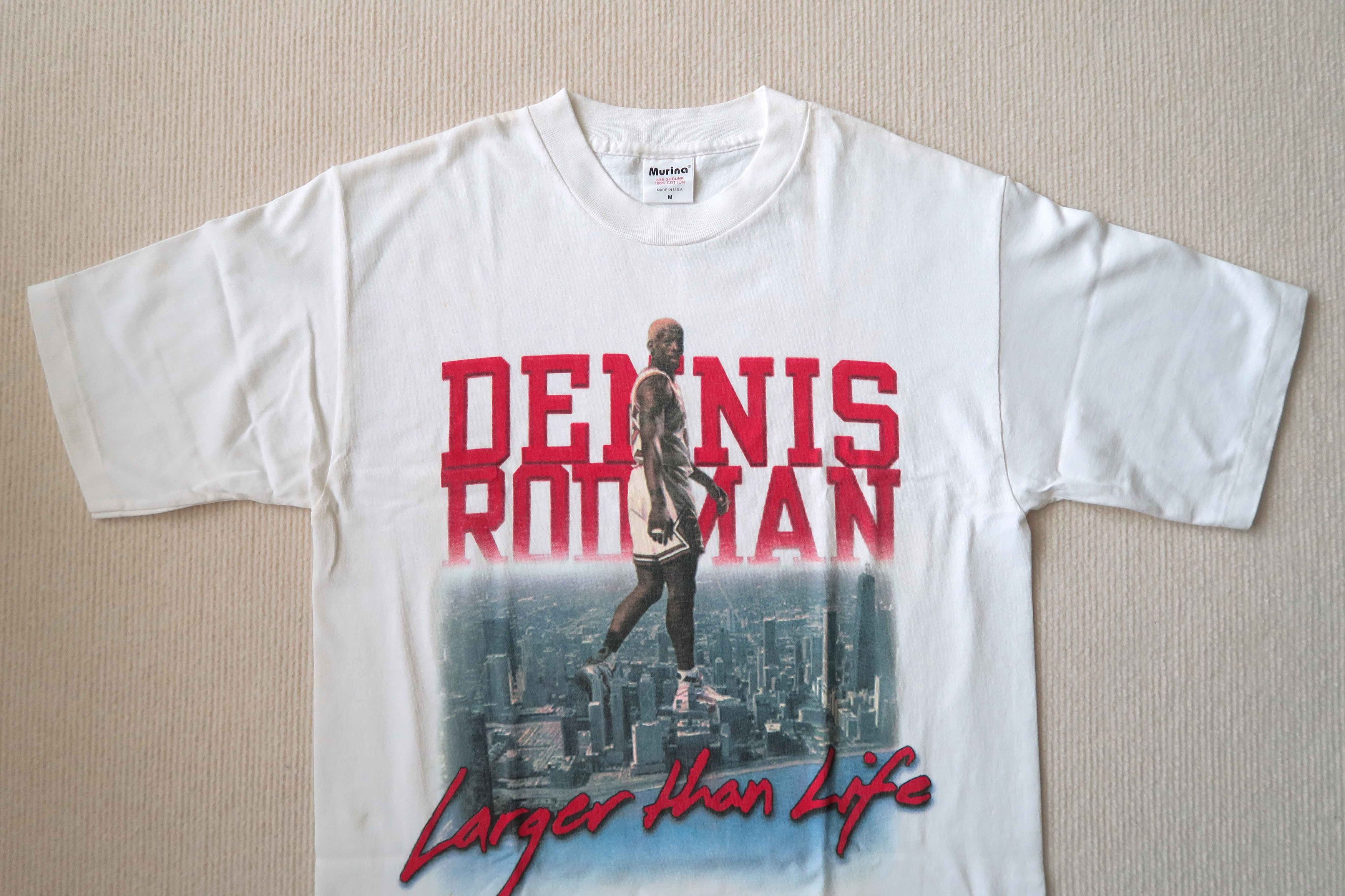 Other Dennis Rodman 'Larger Than Life' Skyline Bulls T-Shirt Size US M / EU 48-50 / 2 - 2 Thumbnail