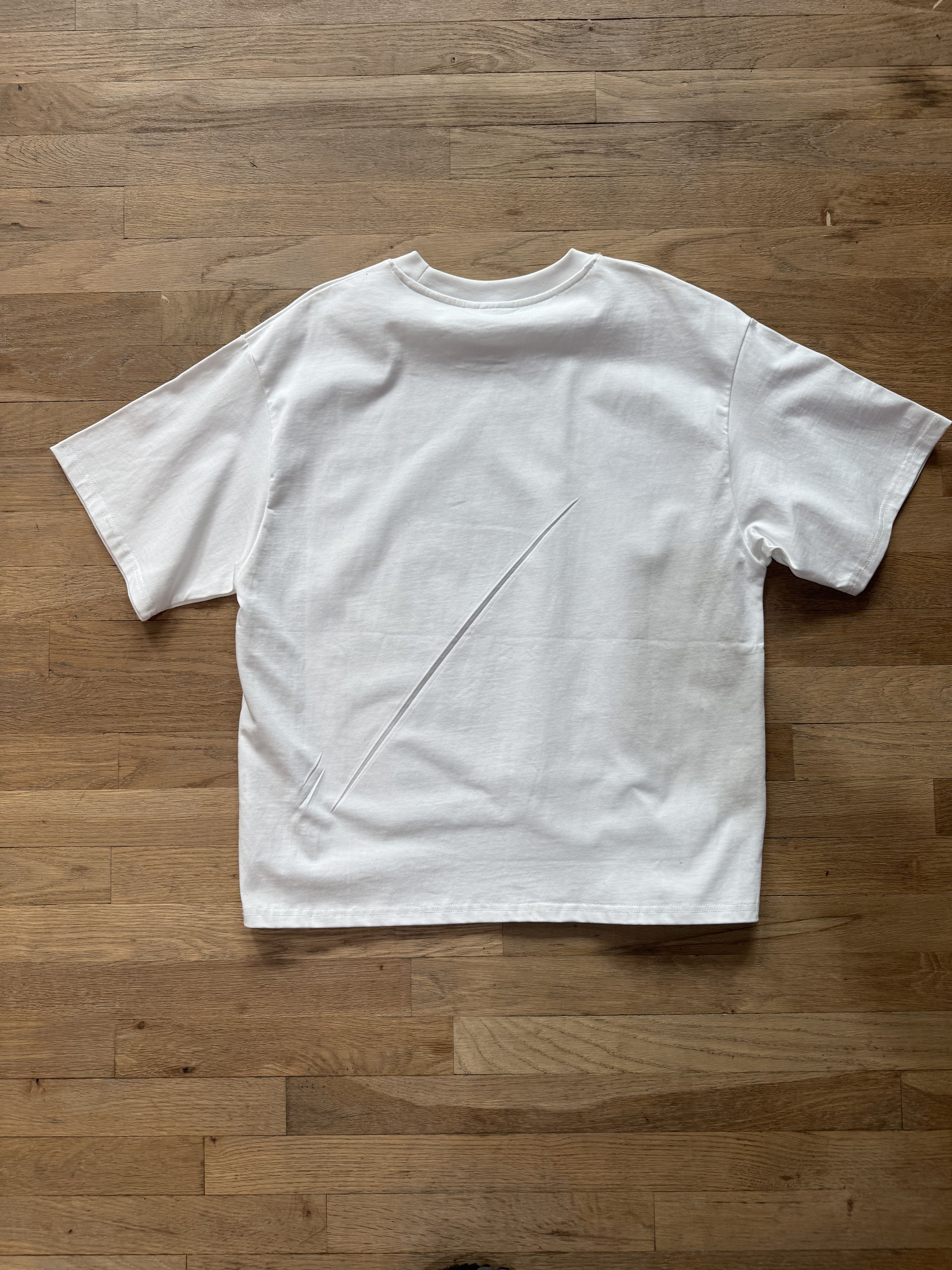 Saint Vanity SAINT VANITY VAIN LIFE TEE WHITE Size US L / EU 52-54 / 3 - 3 Thumbnail