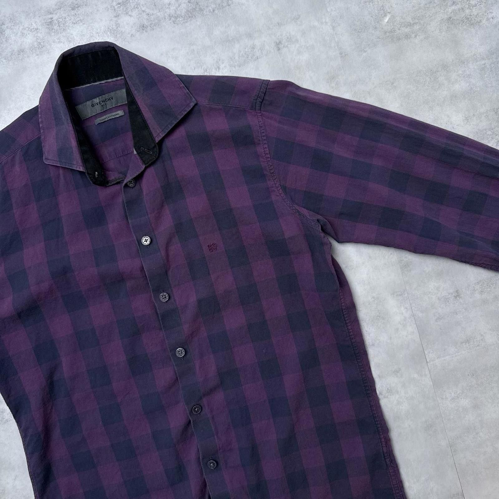 Givenchy Y2K Givenchy purple 00s button up shirt Size US S / EU 44-46 / 1 - 4 Thumbnail