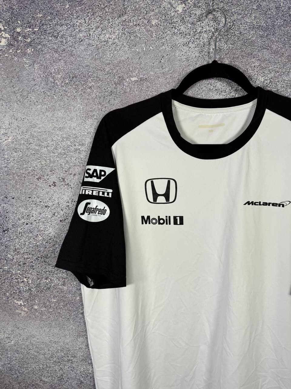 Formula 1 × Honda × Malcolm McLaren McLaren Racing Team Honda F-1 Formula 1 Jersey White XL size Size US XL / EU 56 / 4 - 2 Thumbnail